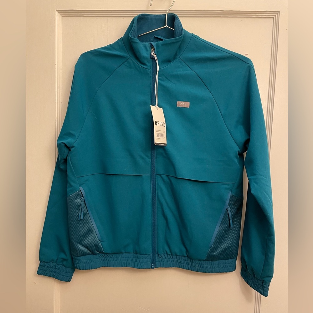 Figs xxs pacific blue Sydney scrub jacket